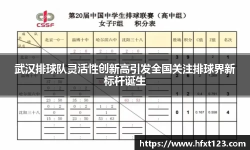 武汉排球队灵活性创新高引发全国关注排球界新标杆诞生